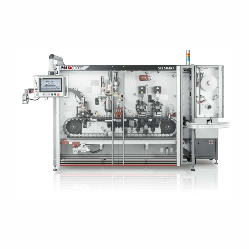 Capsule filling and sealing system for coffee production