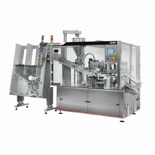 Automatic tubefiller for food and dairy products
