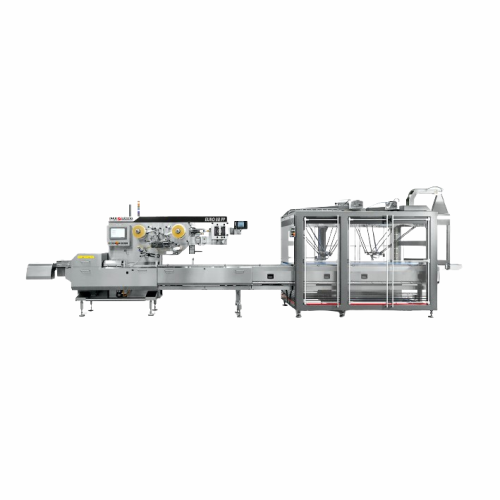 Flow wrapping with pick and place robots
