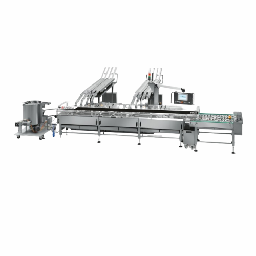 Automatic biscuit sandwiching equipment for high-volume production