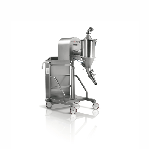 Cone mill for particle size reduction