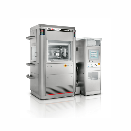 Tablet press for high-quality pharmaceutical tablets