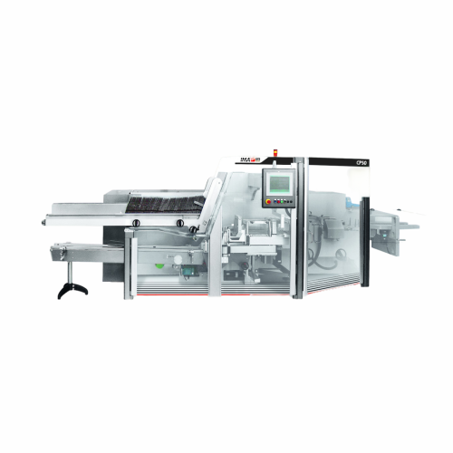 High-speed side loading case packer for small dimensions