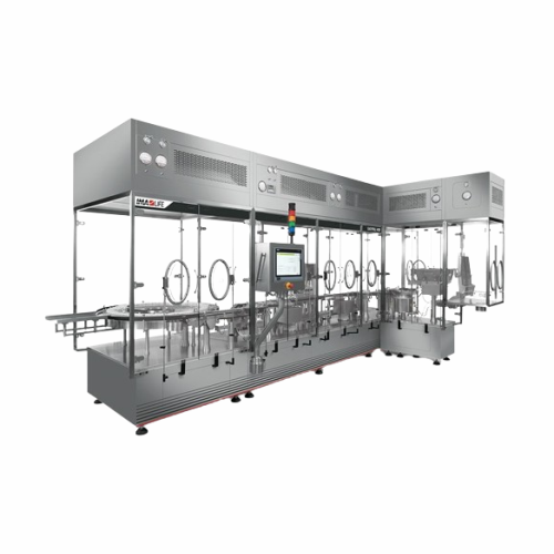 Aseptic filling and stoppering solution for vials