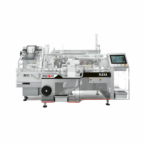 Compact cartoner for pharma packaging needs