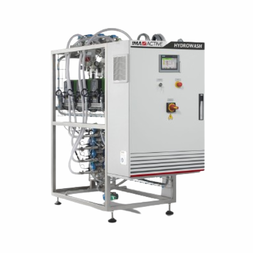 Industrial washing skid for pharmaceutical components