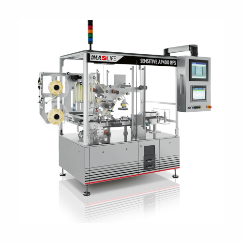 Labelling system for blow fill seal (bfs) strips