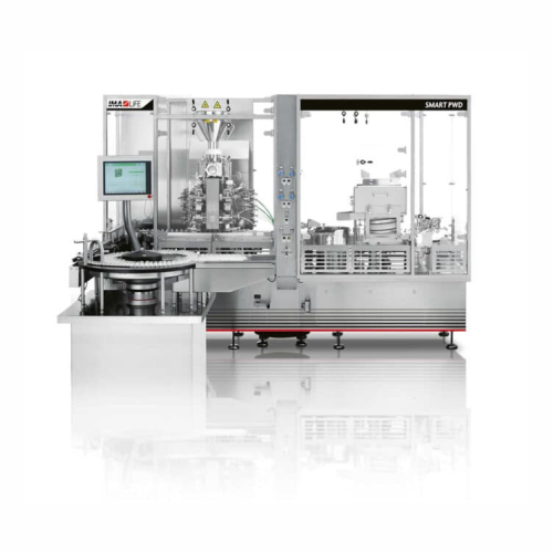 Powder filling and stoppering for antibiotic production