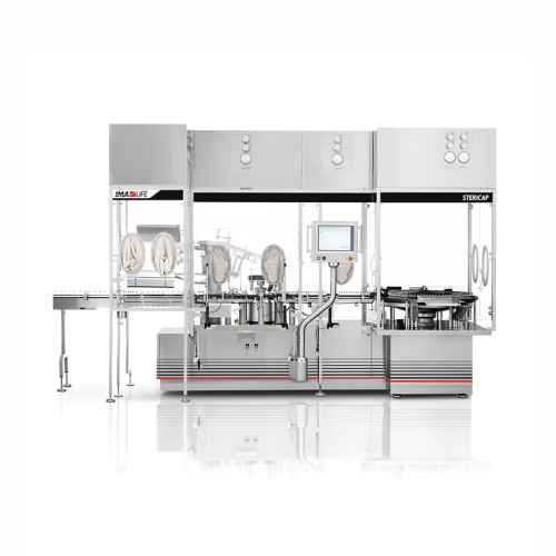 Rotary capping machine for aseptic products