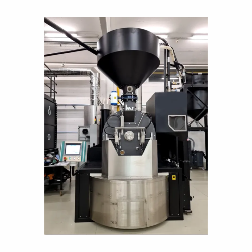 Industrial coffee roaster for high-capacity coffee production
