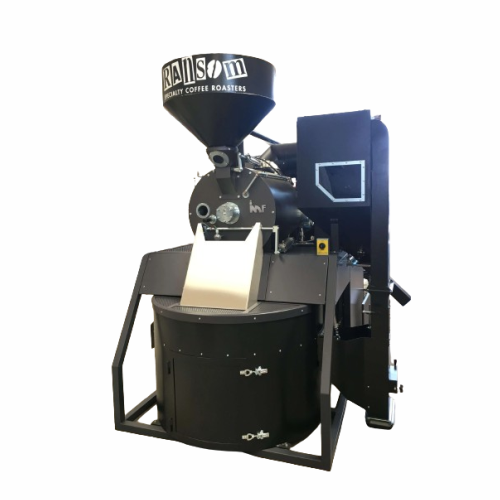 Automatic coffee roasting system with emission control