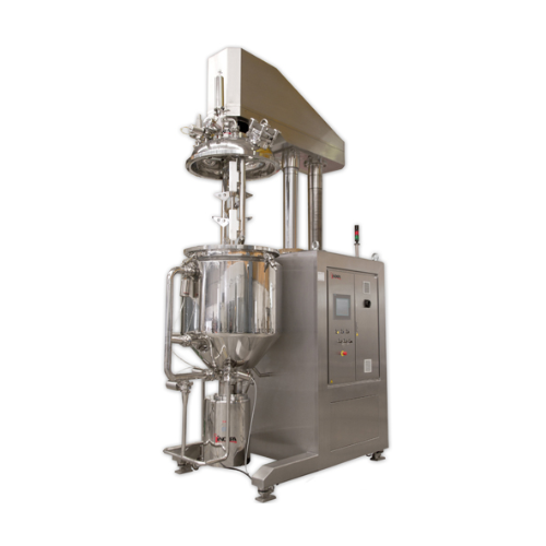 Counter-rotating blender for cosmetic and pharmaceutical mixing