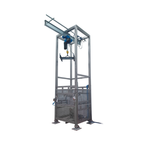 Big bag unloading station for solid materials