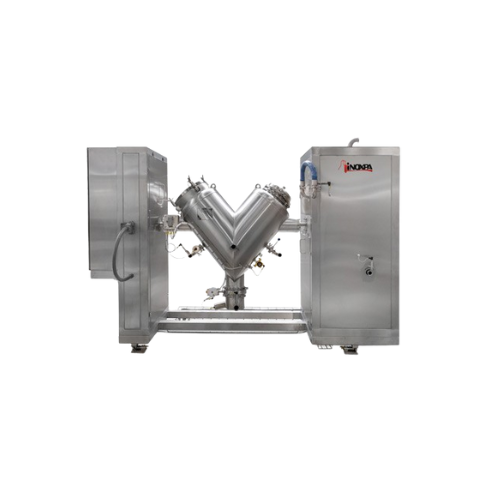 Industrial v-type solids blender for homogeneous mixture