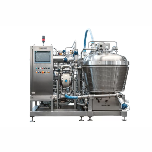 Industrial cooking kettle for food processing