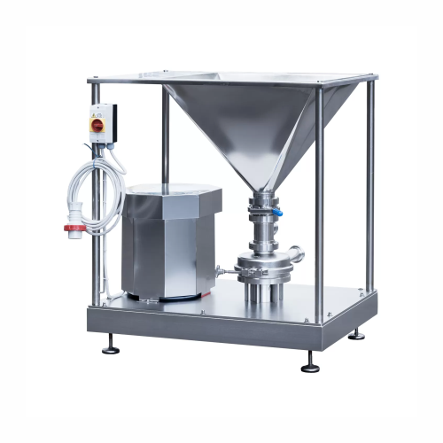 Powder liquid mixer for pectins and starches