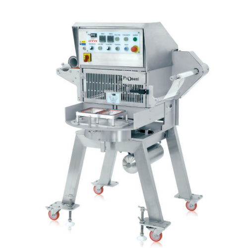 Semi-automatic tray sealing solution