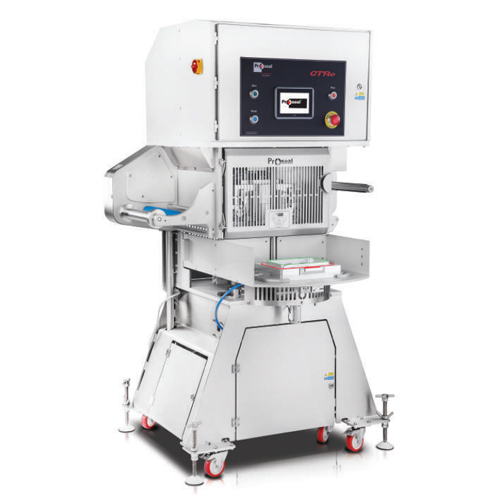 Semi-automatic tray sealing for ready meals