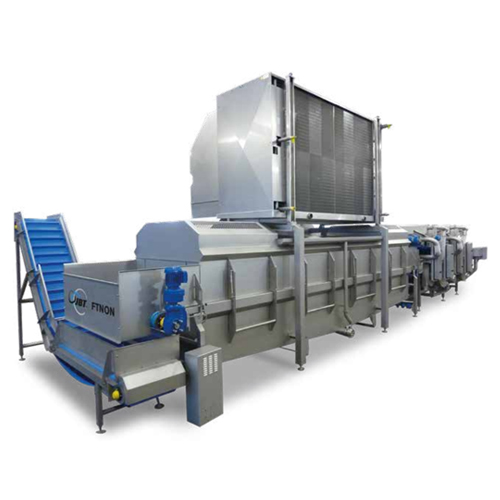 Air and suction dryers for fresh salads and vegetables