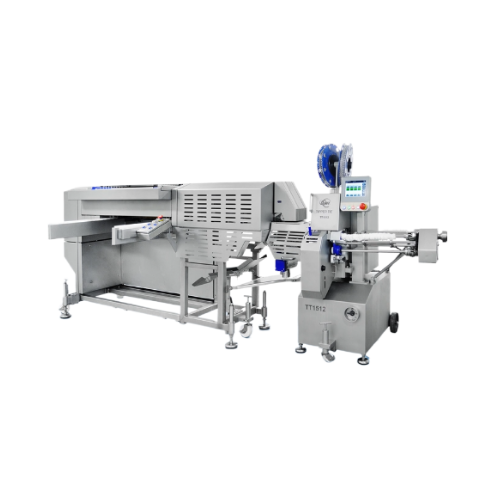 Automated system for hanging, tying, and packaging sausages