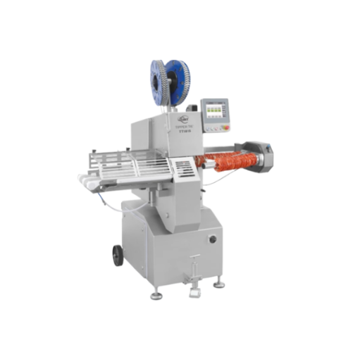 Automatic double clipper for sausage and food packaging