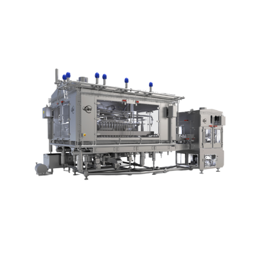 High capacity volumetric filler for pumpable products