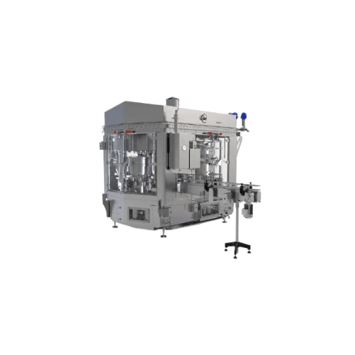 Rotary can filler and closer for metal cans