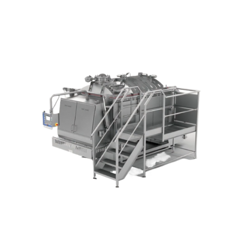 Industrial cooker for soups and ready meals