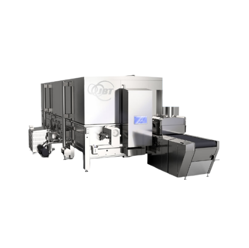 Two-zone spiral oven for high capacity cooking