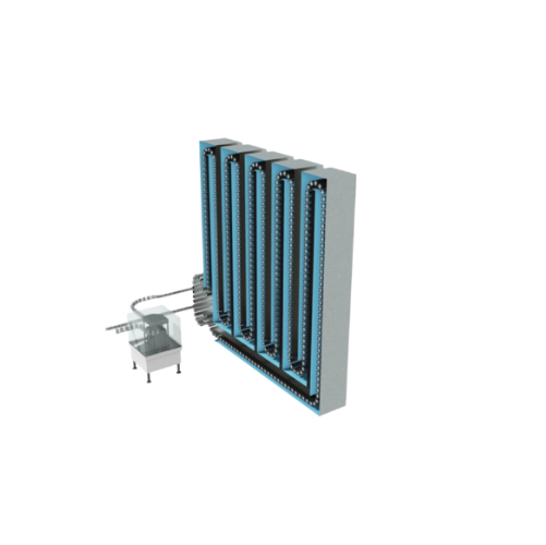 Hydrostatic sterilizer for continuous food processing
