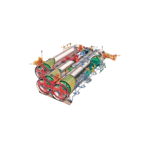 Gentle can handling ejector for rotary cooker