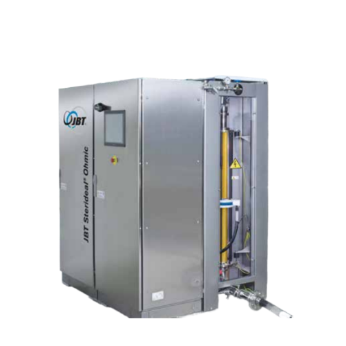 Heat exchanger for high viscosity products