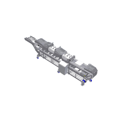 High-volume poultry portion cutter