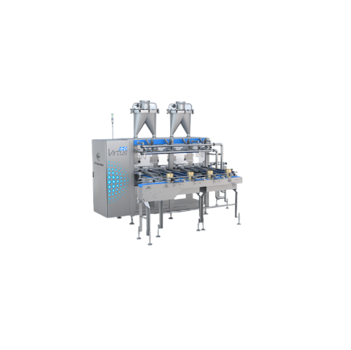In-line vacuum powder filler