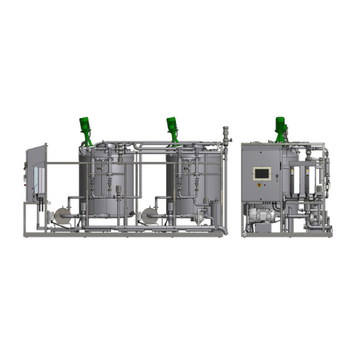 Two-stage defect removal system for citrus juice