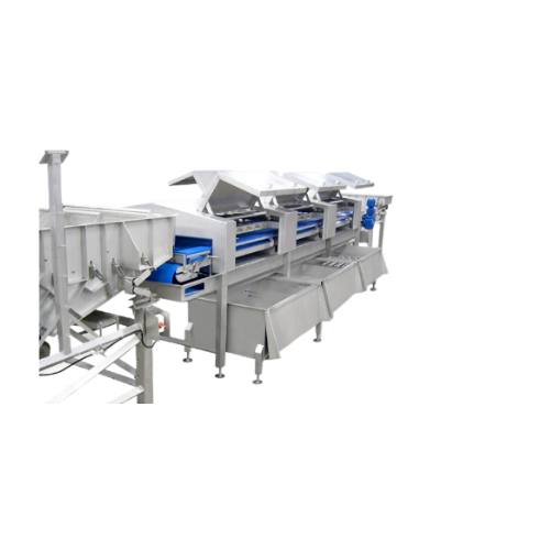 Industrial water belt cooler for fresh produce
