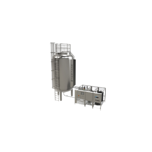 Aseptic storage tank for sterile liquid products