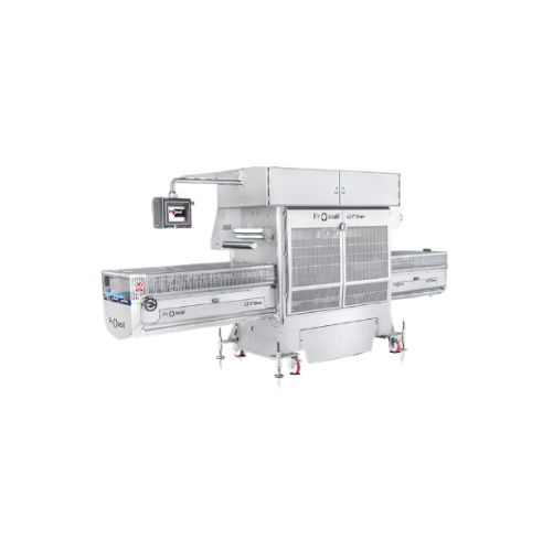 Automatic tray sealer for high-speed production
