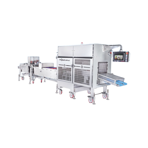 Linear conveyor tray sealing