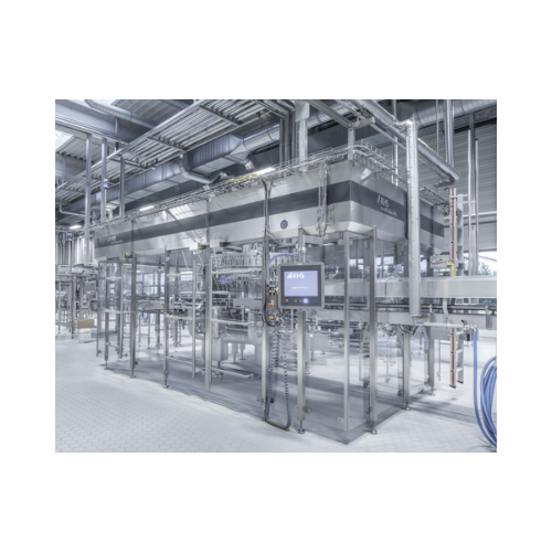 Bottle filler for beer and soft drinks in glass bottles