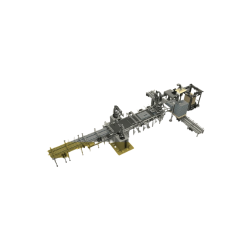 High-performance palletizer for cans, Pet, and glass containers