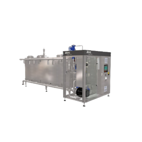Compact cleaning system in container format