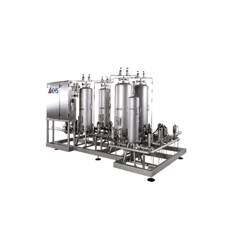 Multifunctional filter system for beverages and gases