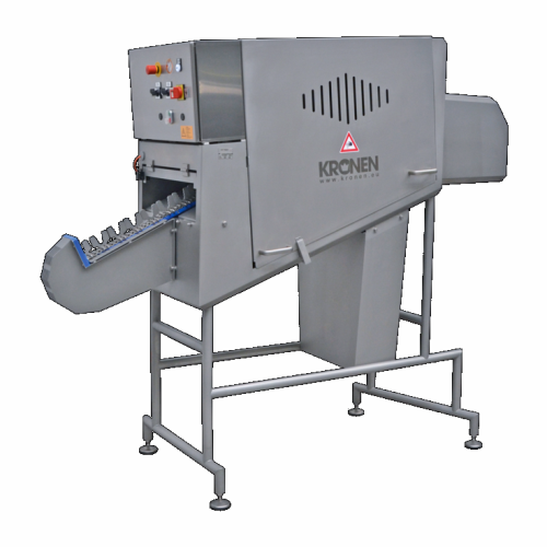 Automated chicory root cutter