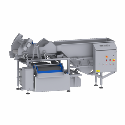Industrial washing system for vegetables and fruit
