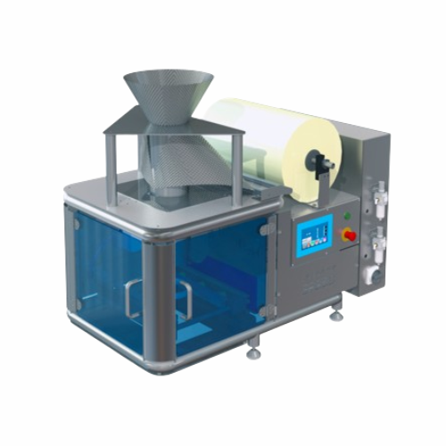 Entry-level food packaging machine for pillow bags
