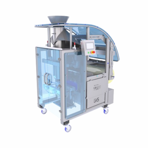 Continuous packaging solution for free-flowing food products