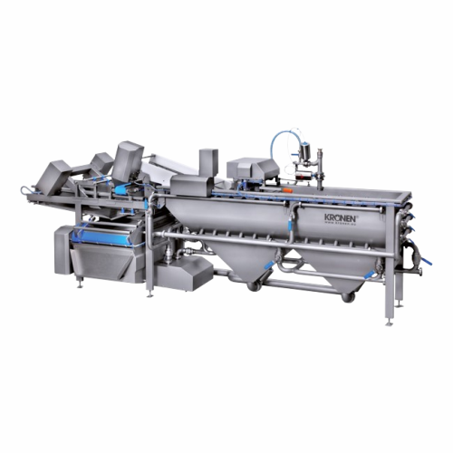 Industrial washing and sorting for bell peppers