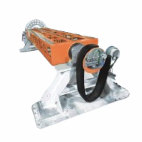 Trunnion rotating drum for body-in-white production