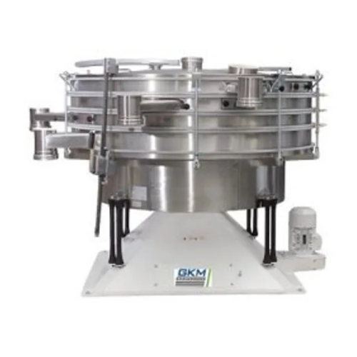 Tumbler screener for multi-deck screening in powders and granules